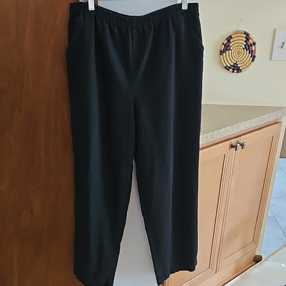 Vintage Kathie Lee Collection Linen - Cotton Bkend Pants